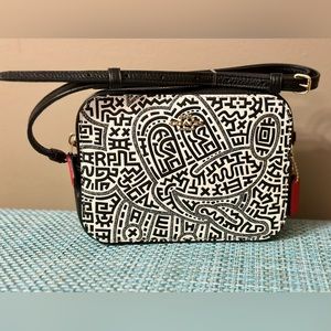 DISNEY - COACH Mickey - Keith Haring Glitter Maze - Crossbody- Camera Bag